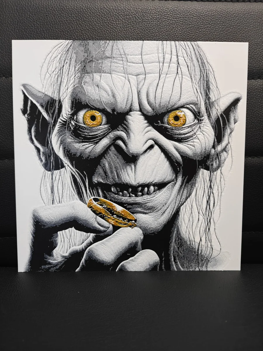Gollum LOTR by TheHueforgeLady HueForge model: Gollum LOTR by TheHueforgeLady