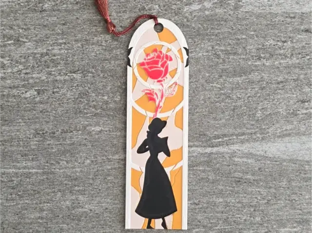 HueForge model: Disney Belle Bookmark by RIVY3Dprint