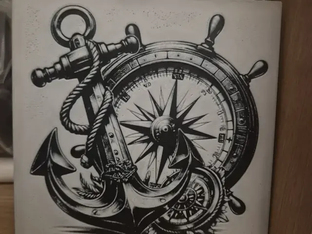 HueForge model: The Anchor and Compass hueforge by Buntsta