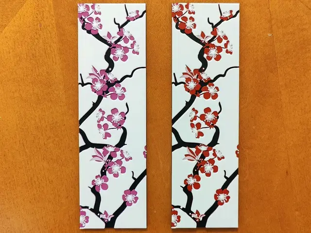 HueForge model: Cherry Blossom Bookmark - HueForge by Sarge