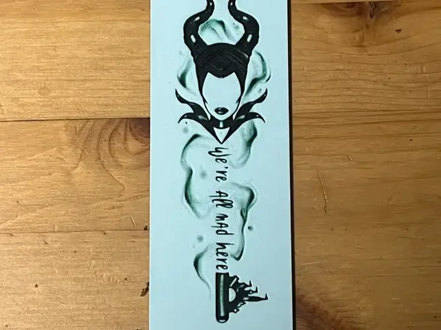HueForge model: maleficent bookmark by Morganja