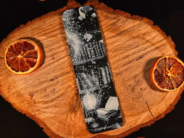 HueForge model: The light of library bookmark by EternalDesigns3D