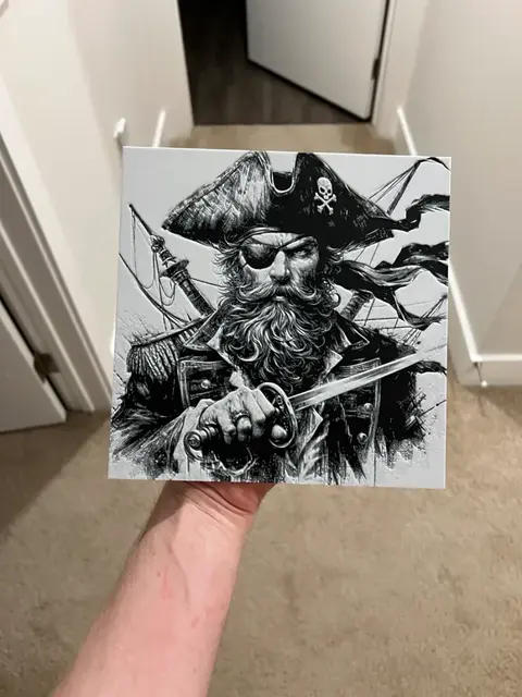 HueForge model: Pirate Art Hueforge by RP47 Designs