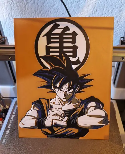 Dragon Ball Z - Goku Logo Hueforge