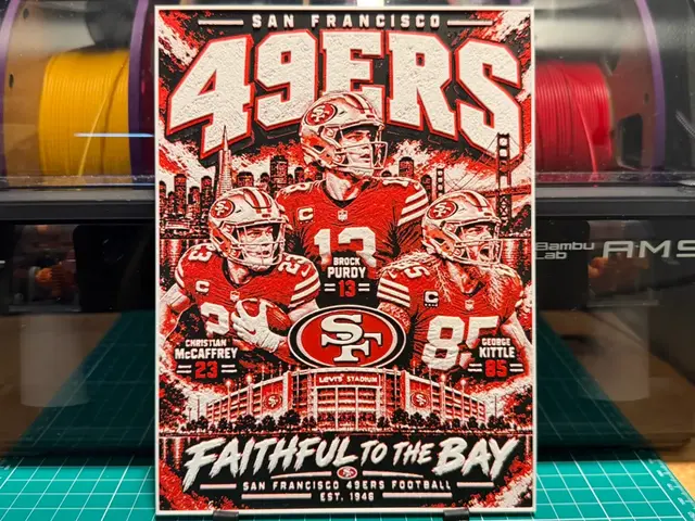 49ers Players Poster
