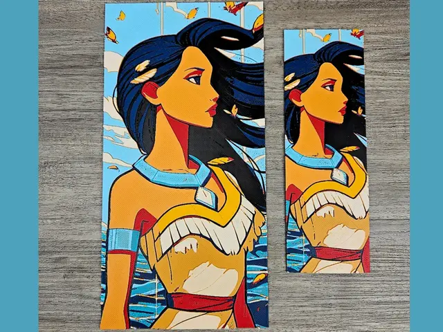 HueForge model: Pocahontas by BusyKikiBee