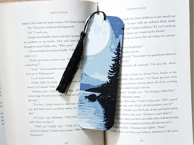 HueForge model: Moonlit Lake Bookmark, Hueforge by Dame Jo