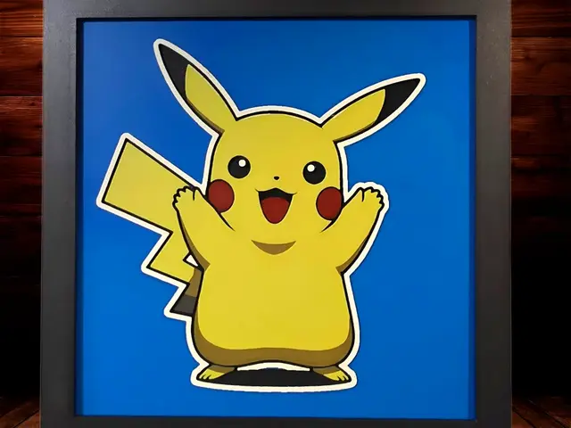 HueForge model: Pikachu - (My Sons First Hueforge) by Side Quest Hues
