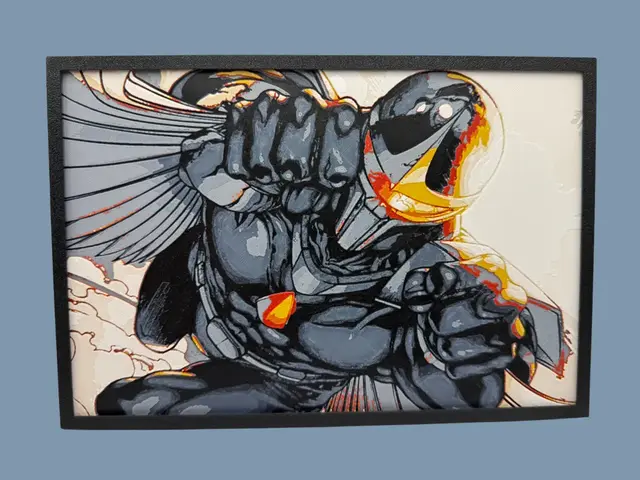 HueForge model: Darkhawk - Marvel Comics by Canadian Gamer