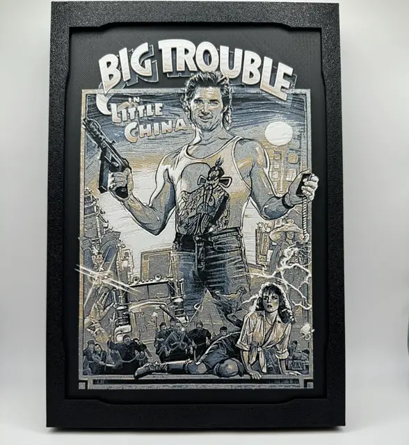 HueForge model: Big Trouble in Little China - Hueforge by Canadian Gamer