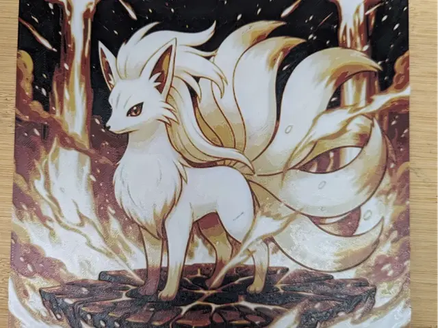 HueForge model: hueforge feunard v4  Ninetales by ZombiePaint3D