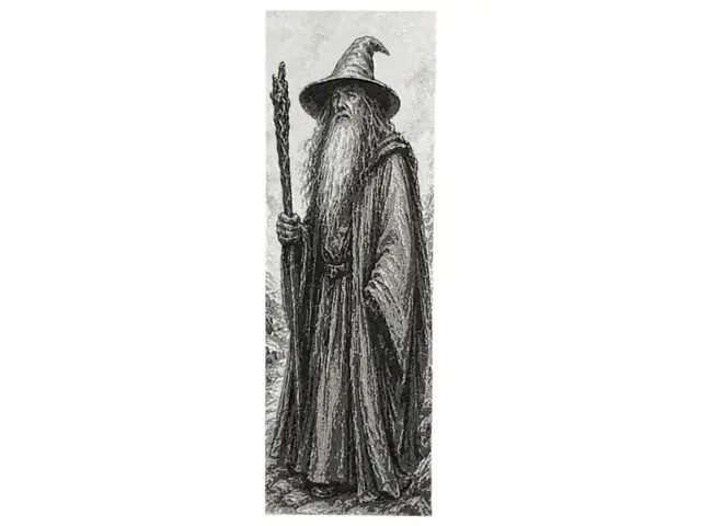 HueForge model: Gandalf the Grey | Lord of the Rings Bookmark by The SkyLab 3D