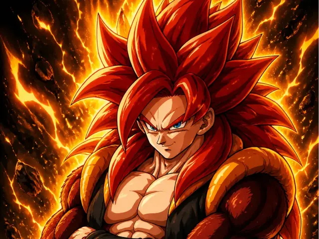HueForge model: GOGETA SSJ4 - DRAGON BALL- HUEFORGE by Hueforge Maker