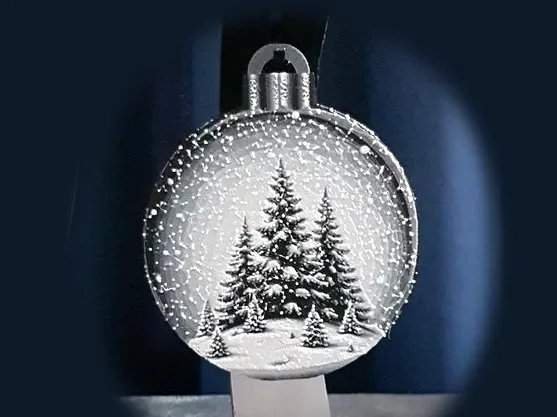 Christmas Trees Ornament, Hueforge by Dame Jo HueForge model: Christmas Trees Ornament, Hueforge by Dame Jo