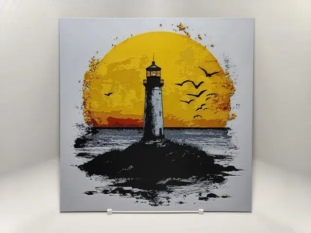 HueForge model: Lighthouse at Sunset - Hueforge by BeaN
