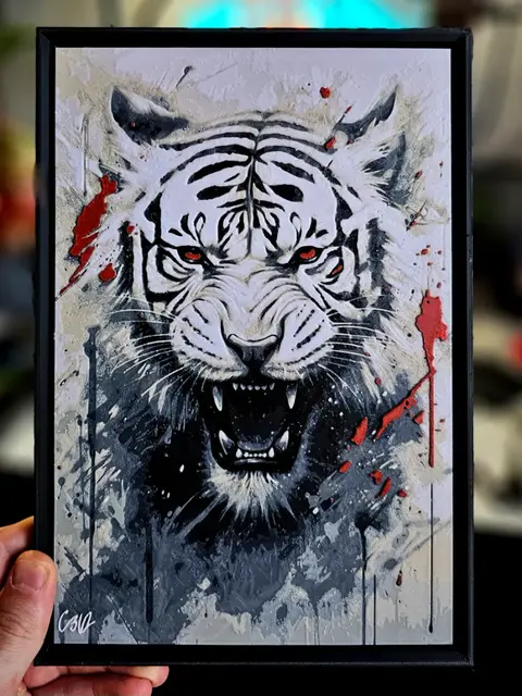 HueForge model: Siberian Tiger - HueForge by C3D