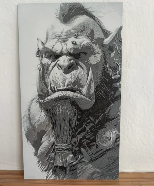 HueForge model: Hueforge Orco - World of Warcraft by Litolunar