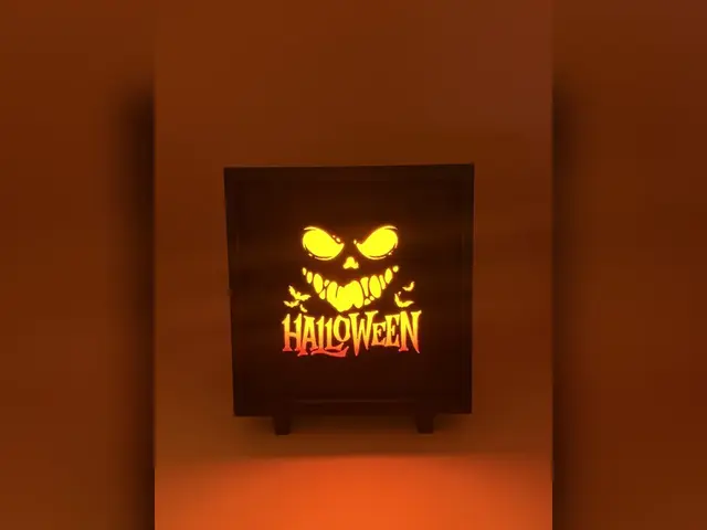 Halloween Grin HueForge Print
