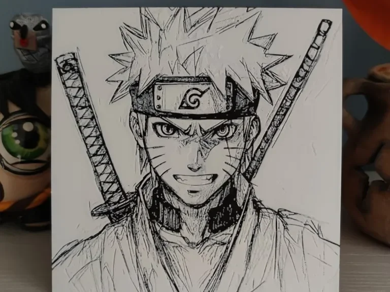 Hueforge Naruto by Litolunar HueForge model: Hueforge Naruto by Litolunar