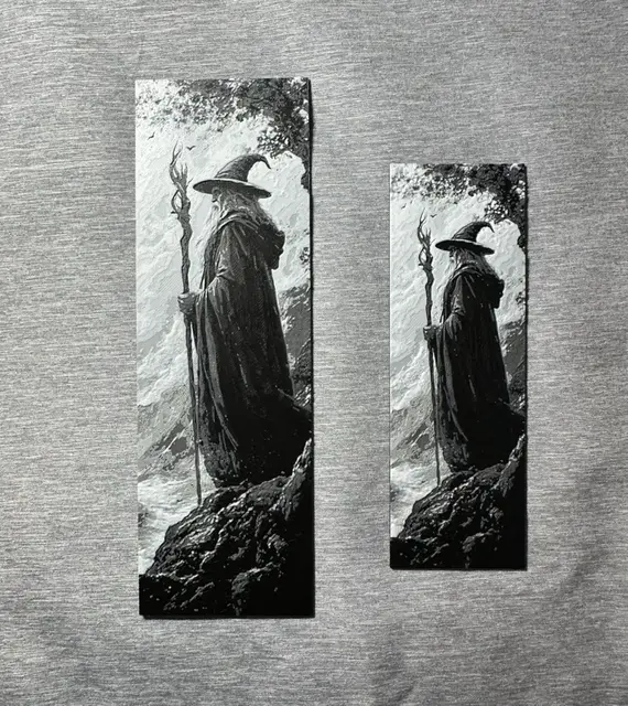 HueForge model: Gandalf Hueforge Bookmark - 2 sizes by Hey Ben