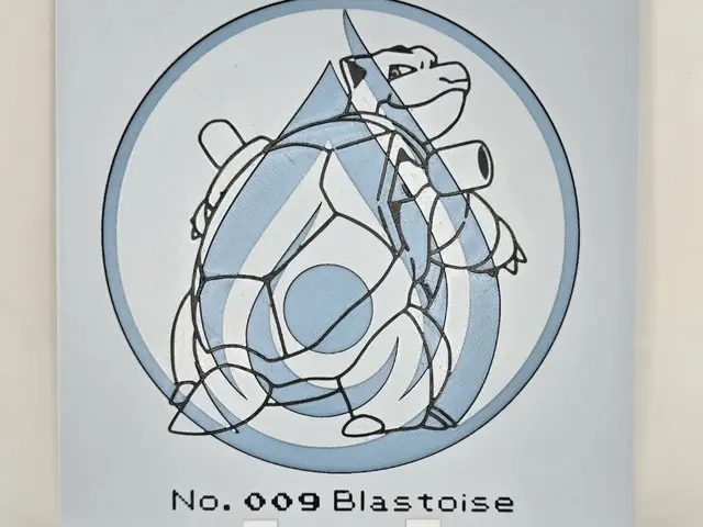 HueForge model: Minimalistic Blastoise Hueforge by 3Ree Printing
