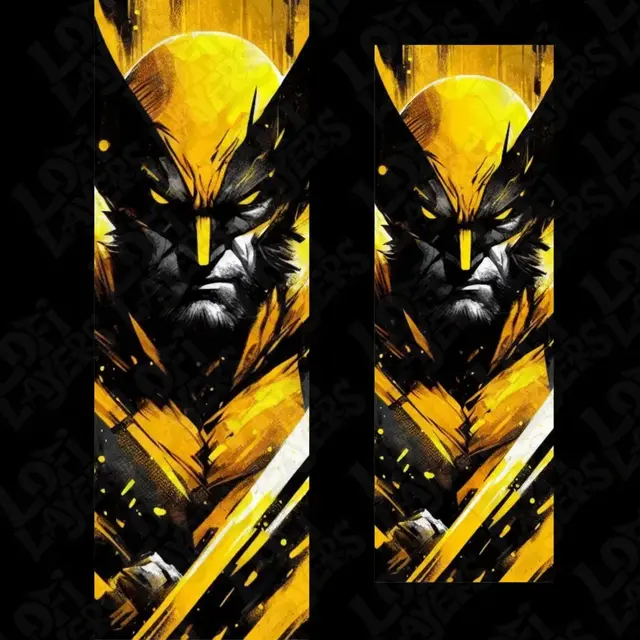 HueForge model: Wolverine Legacy bookmark Hueforge by LoFi Layers
