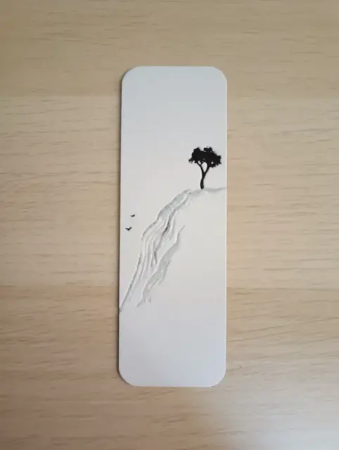 HueForge model: Hills Minimalist Bookmark by Atrus Design