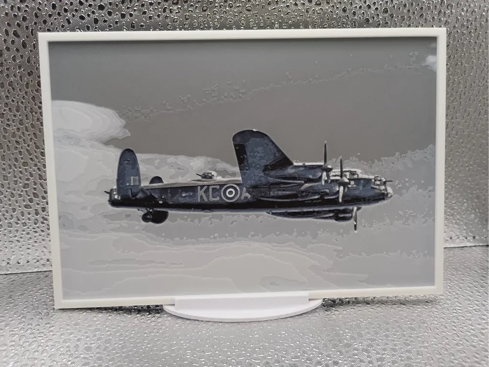 Lancaster Bomber PA474 hueforge by Borishotch Industries HueForge model: Lancaster Bomber PA474 hueforge by Borishotch Industries