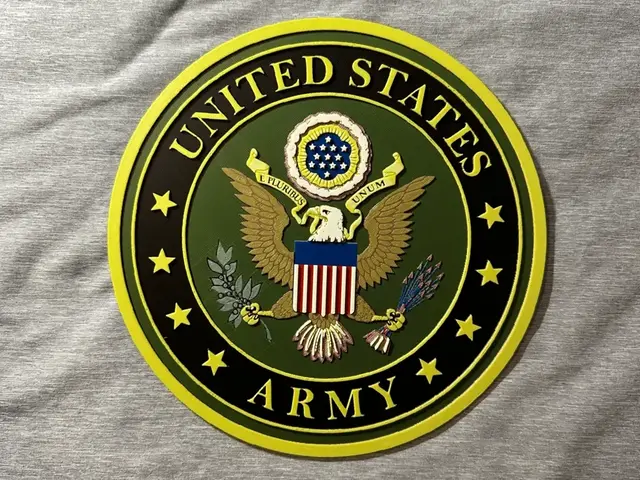 HueForge model: Round US Army Logo by Hey Ben
