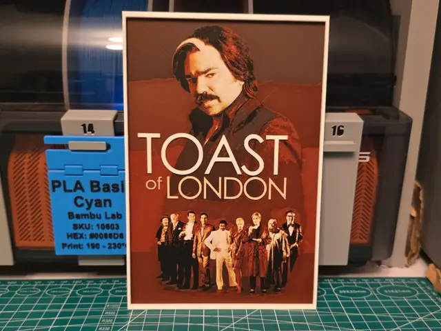 HueForge model: Toast of London Series Poster - Hueforge Art by Lumpy3D