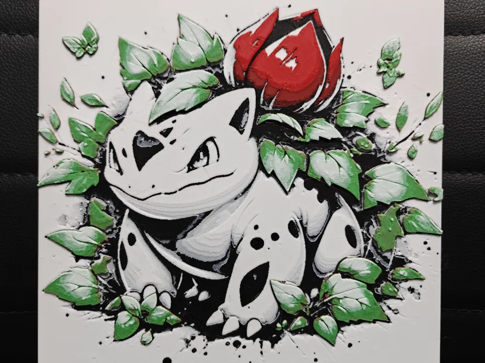 Ivysaur by TheHueforgeLady HueForge model: Ivysaur by TheHueforgeLady