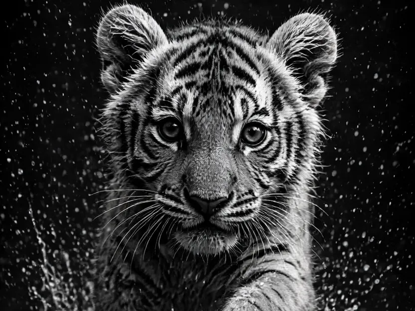 Baby Tiger – Baby Animals Series EASY PRINT by Hueforge Maker HueForge model: Baby Tiger – Baby Animals Series EASY PRINT by Hueforge Maker