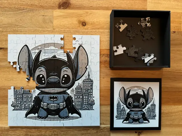 HueForge model: PUZZLE - Stitch - Batman Cosplay by Canadian Gamer