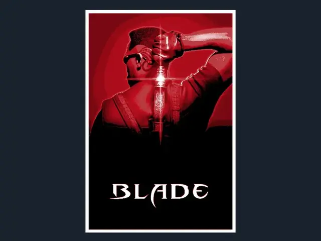 HueForge model: Blade (Movie Poster - HueForge) by HugheCraft