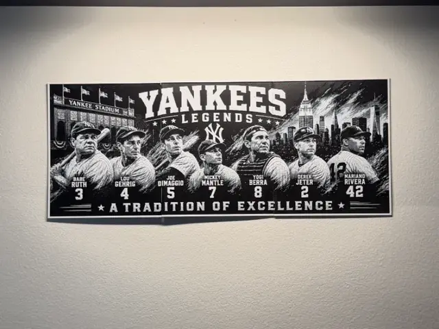 HueForge model: Yankees Legends Poster HueForge(3 Different Sizes) by liv_3d