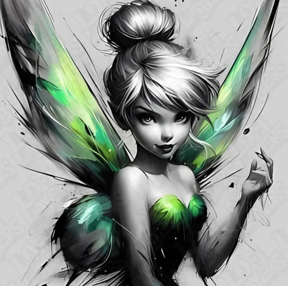 Tinkerbell Hueforge by LoFi Layers HueForge model: Tinkerbell Hueforge by LoFi Layers