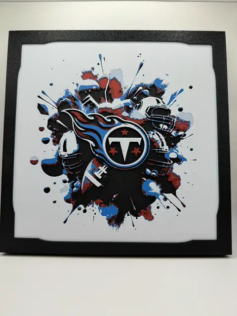 HueForge model: Tennessee Titans - NFL Hueforge by Canadian Gamer