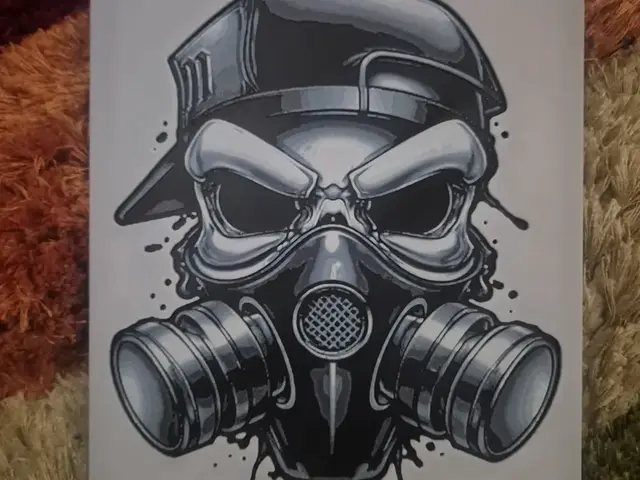 HueForge model: gas mask hueforge by Buntsta