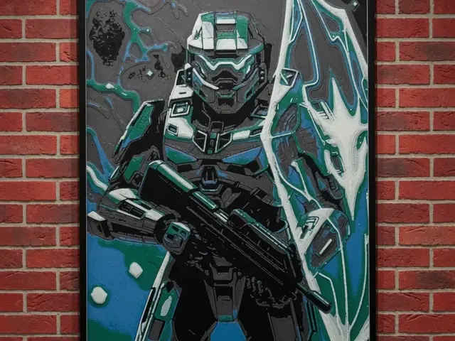 HueForge model: Halo - Fan Art by World of Glt 3d