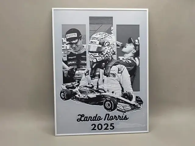 HueForge model: Lando Norris Champion 2025 - HueForge by keko