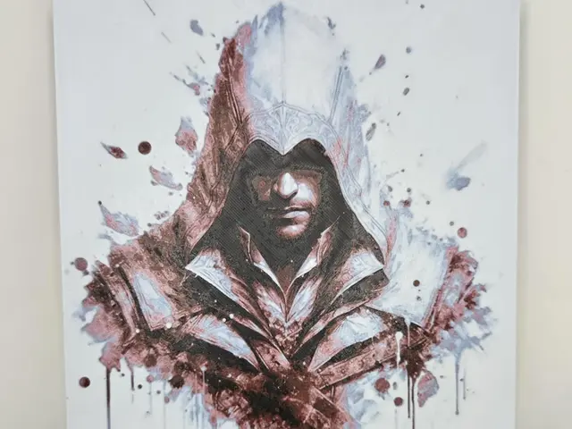 HueForge model: Graffiti Ezio Auditore Hueforge by 3Ree Printing