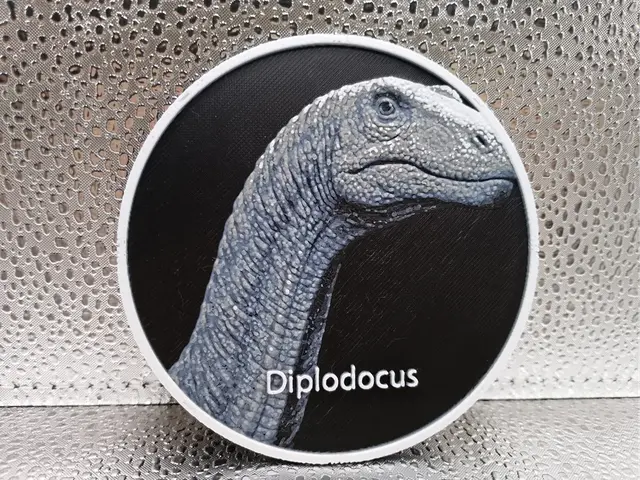 HueForge model: Diplodocus Coaster – Hueforge by Borishotch Industries