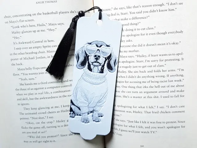 HueForge model: Bookmark, Dachshund, Puppy Dog by Dame Jo