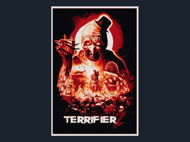 HueForge model: Terrifier 2 (Movie Poster - HueForge) by HugheCraft