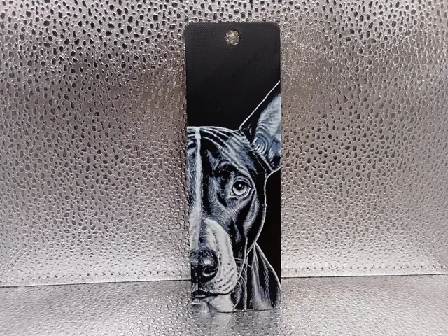 HueForge model: Bull Terrier Bookmark – Hueforge by Borishotch Industries