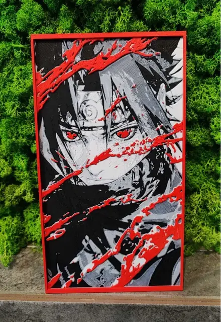 HueForge model: Uchiha revenge by Garuda3D