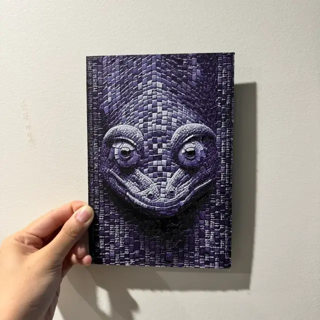 HueForge model: Chameleon - HueForge Print by cyanidesugar