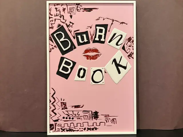 HueForge model: Mean Girls - Burn Book Hueforge by Estiv