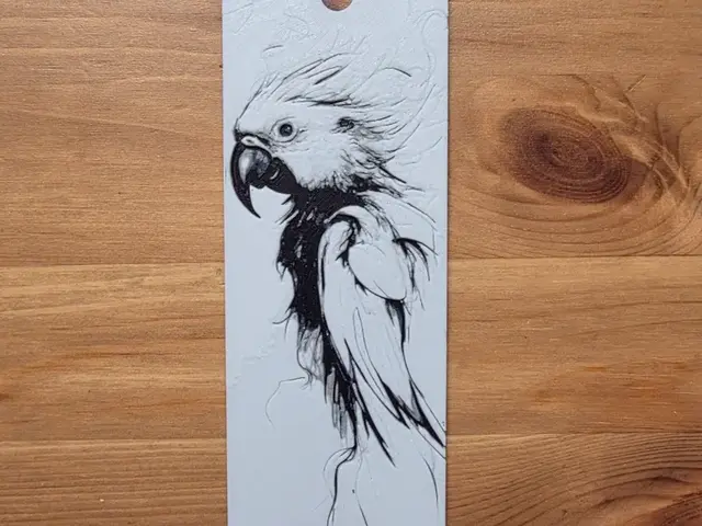 HueForge model: Parrot Bookmark by Morganja