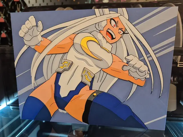HueForge model: My Hero Academia - Mirko MHA Hueforge by Glitch Kitten